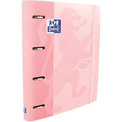 Oxford , Ordner 4 Ringe A4 Hardcover, Gummiverschluss, Ersatzgitter 5 x 5 und 5 farbige Bänder, Aufkleber-Blatt, Rosa Flamingo Touch Oxford , Ordner 4 Ringe A4 Hardcover, Gummiverschluss, Ersatzgitter 5 x 5 und 5 farbige Bänder, Aufkleber-Blatt, Rosa Flamingo Touch