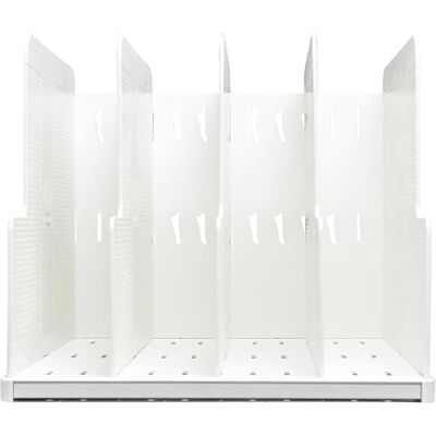Exacompta Art.-Nr. 390013D – Vertikale Ordnungsmappe Modulotop mit 5 Autentik-Registern – für Sortierung von Post oder A4+ Dokumenten – Maße: Tiefe 30 x Breite 28,8 x Höhe 25,5 cm – Weiß Exacompta Art.-Nr. 390013D – Vertikale Ordnungsmappe Modulotop mit 5 Autentik-Registern – für Sortierung von Post oder A4+ Dokumenten – Maße: Tiefe 30 x Breite 28,8 x Höhe 25,5 cm – Weiß