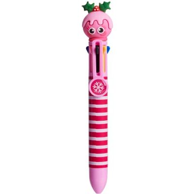 Tinc Mehrfarbiger Kugelschreiber Weihnachtskuchen Mit 8 Farben und Einziehbarer Mechanismus Lustige Schulbedarf für Kinder Ideal für Geschenke und Partys Rosa Tinc Mehrfarbiger Kugelschreiber Weihnachtskuchen Mit 8 Farben und Einziehbarer Mechanismus Lustige Schulbedarf für Kinder Ideal für Geschenke und Partys Rosa