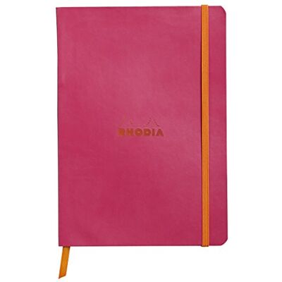 Rhodia 117412C Notizheft Softcover A5 80 Blatt liniert 90g Himbeerrot Rhodia 117412C Notizheft Softcover A5 80 Blatt liniert 90g Himbeerrot