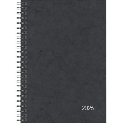 BRUNNEN Buchkalender Mod. 796 '26 A5, Karton, schwarz BRUNNEN Buchkalender Mod. 796 '26 A5, Karton, schwarz