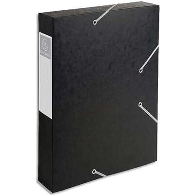 Exacompta Archivbox Cartobox A4 Rücken 6 cm schwarz Exacompta Archivbox Cartobox A4 Rücken 6 cm schwarz