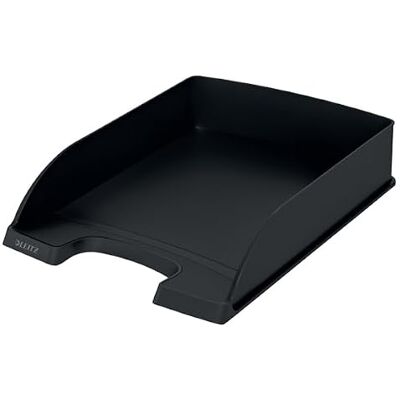 Leitz Briefablage A4, 5er Pack, stapelbare Ablagefächer, Blauer Engel, Recycle-Sortiment, Schwarz, 52275095 Leitz Briefablage A4, 5er Pack, stapelbare Ablagefächer, Blauer Engel, Recycle-Sortiment, Schwarz, 52275095