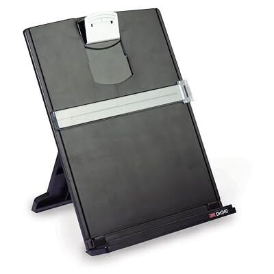 3M , Desktop-Dokumentenhalter Kopierhalter, DH340MB, Verstellbarer Clip, Dokumente im Hoch- und Querformat einfach Betrachten, Untere Leiste hält bis zu 150 Blätter sicher an Ort und Stelle, Schwarz 3M , Desktop-Dokumentenhalter Kopierhalter, DH340MB, Verstellbarer Clip, Dokumente im Hoch- und Querformat einfach Betrachten, Untere Leiste hält bis zu 150 Blätter sicher an Ort und Stelle, Schwarz