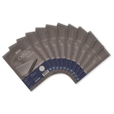 LANDRÉ Steno-Block Recycling A5 liniert, rote Mittellinie, 40 Blatt, 70 g/m², 10 Stück LANDRÉ Steno-Block Recycling A5 liniert, rote Mittellinie, 40 Blatt, 70 g/m², 10 Stück