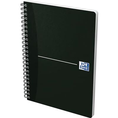 Oxford Spiralbuch A5, smart black, liniert, 90 Blatt, 5 Stück, 100103627, Smart Black(Spiralbuch ), A5, liniert 6 mm Oxford Spiralbuch A5, smart black, liniert, 90 Blatt, 5 Stück, 100103627, Smart Black(Spiralbuch ), A5, liniert 6 mm