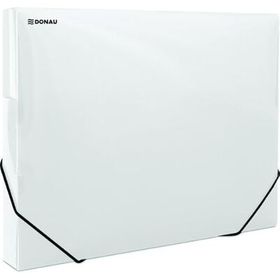 DONAU 8545002PL-00 Sammelbox Dokumentenbox Heft-Box mit Eckspanner Gummis, aus Kunststoff/PP 700μm Transparent für DIN A4 Rückenbreite 30mm Zusammenklappbare Seitenflügel für Büro und Schule DONAU 8545002PL-00 Sammelbox Dokumentenbox Heft-Box mit Eckspanner Gummis, aus Kunststoff/PP 700μm Transparent für DIN A4 Rückenbreite 30mm Zusammenklappbare Seitenflügel für Büro und Schule