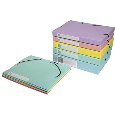 Exacompta Archivbox Cartobox A4 Rücken 2,5 cm 1 Stück Zufallsfarbe Exacompta Archivbox Cartobox A4 Rücken 2,5 cm 1 Stück Zufallsfarbe