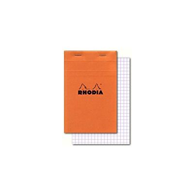 Rhodia 18200C Notizblock N.18 A4 80 Blatt kariert Orange Rhodia 18200C Notizblock N.18 A4 80 Blatt kariert Orange