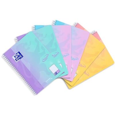 Oxford Touch Collegeblock B5 punktkariert, dotted, Pastell-Farbverlauf, 160 Seiten, sortiert, 6 Stück Oxford Touch Collegeblock B5 punktkariert, dotted, Pastell-Farbverlauf, 160 Seiten, sortiert, 6 Stück