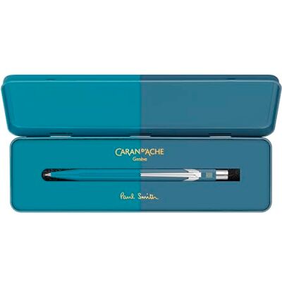 Caran d'Ache Druckbleistifte Minenhalter 849™ PAUL SMITH Cyan Blue & Steel Blue Limitierte Edition MF0844.342 Caran d'Ache Druckbleistifte Minenhalter 849™ PAUL SMITH Cyan Blue & Steel Blue Limitierte Edition MF0844.342