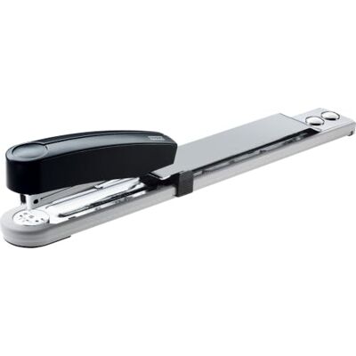 Novus B 15 Heftgerät/Langarmhefter (mit bis zu 250 mm Einlegetiefe, für 25 Blatt (80 g/m²)) lichtgrau/tiefschwarz Novus B 15 Heftgerät/Langarmhefter (mit bis zu 250 mm Einlegetiefe, für 25 Blatt (80 g/m²)) lichtgrau/tiefschwarz
