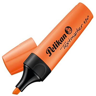 Pelikan Textmarker 490, 10 x Neon-Orange, 10 Stück, mit Keilspitze Textmarker 490, 10 x Neon-Orange, 10 Stück, mit Keilspitze Pelikan Textmarker 490, 10 x Neon-Orange, 10 Stück, mit Keilspitze Textmarker 490, 10 x Neon-Orange, 10 Stück, mit Keilspitze