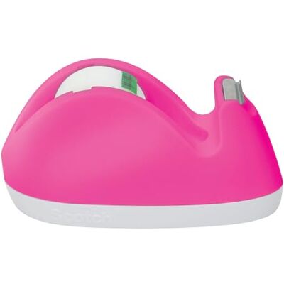 Scotch Hasen-Klebeband-Abroller C29, Pink + Magic Unsichtbares Klebeband, 19 mm × 8,89 m, 1 Rolle/Packung Scotch Hasen-Klebeband-Abroller C29, Pink + Magic Unsichtbares Klebeband, 19 mm × 8,89 m, 1 Rolle/Packung
