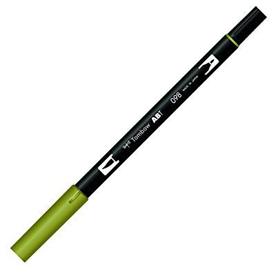 Tombow ABT-098 Fasermaler Dual Brush Pen mit zwei Spitzen, avocado Tombow ABT-098 Fasermaler Dual Brush Pen mit zwei Spitzen, avocado