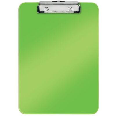 Leitz WOW A4 Klemmbrett, hochwertiges Klemmbrett aus Hartplastik, 80 Blatt Kapazität, Grün, 39710054 Leitz WOW A4 Klemmbrett, hochwertiges Klemmbrett aus Hartplastik, 80 Blatt Kapazität, Grün, 39710054