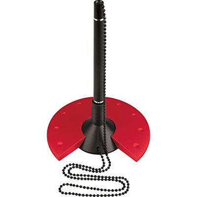 Helit H6359092 Kugelschreiberständer „the base“, schwarz / rot Schreibtischständer für Kugelschreiber im Büro und Empfang Helit H6359092 Kugelschreiberständer „the base“, schwarz / rot Schreibtischständer für Kugelschreiber im Büro und Empfang