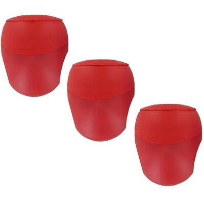 KUM AZ103.63.16-R Anspitzer mit Behälter Pencil Pal M2, rot, 3er Multipack, Doppel-Behälterspitzer KUM AZ103.63.16-R Anspitzer mit Behälter Pencil Pal M2, rot, 3er Multipack, Doppel-Behälterspitzer
