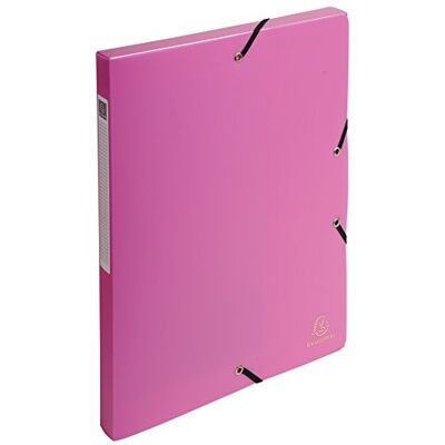 Exacompta 59604E Sammelbox OPAK 25mm mit Gummizug aus blickdichtem Kunststoff für DIN A4 Archivbox Heftbox Dokumentenbox Zeichenbox Sammelmappe rosa Exacompta 59604E Sammelbox OPAK 25mm mit Gummizug aus blickdichtem Kunststoff für DIN A4 Archivbox Heftbox Dokumentenbox Zeichenbox Sammelmappe rosa