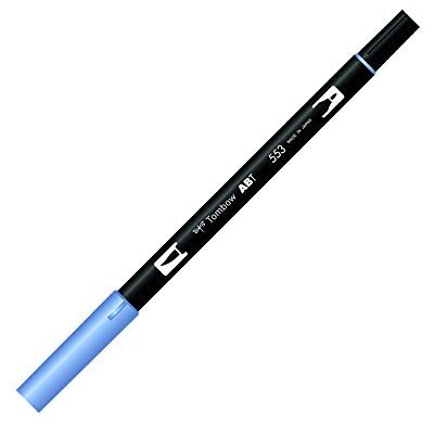 Tombow ABT-553 Fasermaler ABT Dual Brush Pen mit zwei Spitzen, mist purple, 1 Stück (1er Pack) Tombow ABT-553 Fasermaler ABT Dual Brush Pen mit zwei Spitzen, mist purple, 1 Stück (1er Pack)
