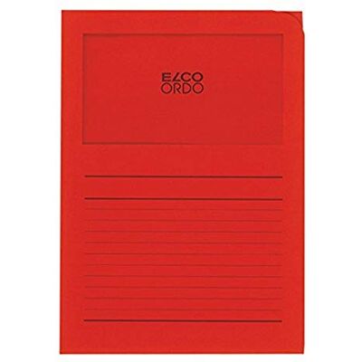 Elco 29489.92 Ordo Organisationsmappe Classico, 220 x 310 mm, 120 g, intensivrot Elco 29489.92 Ordo Organisationsmappe Classico, 220 x 310 mm, 120 g, intensivrot