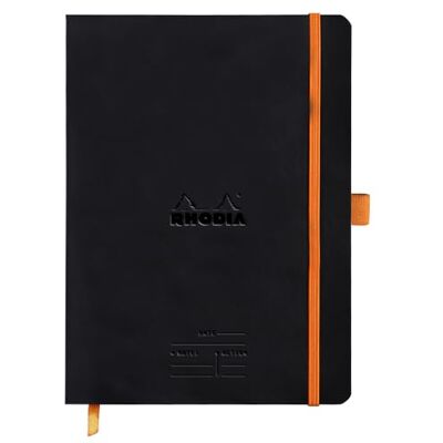 Rhodia 117782C Meeting Book (DIN A5+, 160 x 210 mm, 80 Blatt, 90 g, elegant und praktisch) 1 Stück schwarz Rhodia 117782C Meeting Book (DIN A5+, 160 x 210 mm, 80 Blatt, 90 g, elegant und praktisch) 1 Stück schwarz