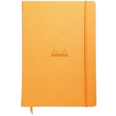 Rhodia 118468C Web Notebook (elfenbein,DIN A4, 21 x 29,7 cm, blanko, 90 g) 1 Stück orange Rhodia 118468C Web Notebook (elfenbein,DIN A4, 21 x 29,7 cm, blanko, 90 g) 1 Stück orange