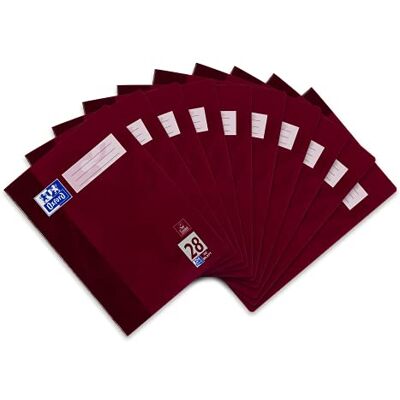 Oxford Schulheft A4, 32 Blatt, Lineatur 28, kariert , 10 Stück Oxford Schulheft A4, 32 Blatt, Lineatur 28, kariert , 10 Stück