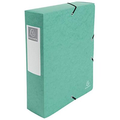 Exacompta Archivbox Exabox A4 Rücken 8 cm grün Exacompta Archivbox Exabox A4 Rücken 8 cm grün