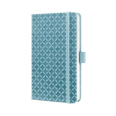Sigel Notizbuch Jolie A6 liniert Tagebuch Blau Hardcover JN118, Gummiband, Stifteschlaufe, Einstecktasche, vegan, nachhaltiges Papier Sigel Notizbuch Jolie A6 liniert Tagebuch Blau Hardcover JN118, Gummiband, Stifteschlaufe, Einstecktasche, vegan, nachhaltiges Papier