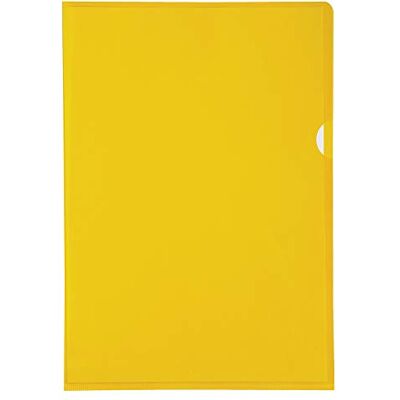 Exacompta 660535E 10er Pack PVC-Kunststoff Aktenhüllen. Für DIN A4 transparent glasklar gelb oben und seitlich offen Plastikhülle Klarsichthülle für Büro und die mobile Organisation Exacompta 660535E 10er Pack PVC-Kunststoff Aktenhüllen. Für DIN A4 transparent glasklar gelb oben und seitlich offen Plastikhülle Klarsichthülle für Büro und die mobile Organisation