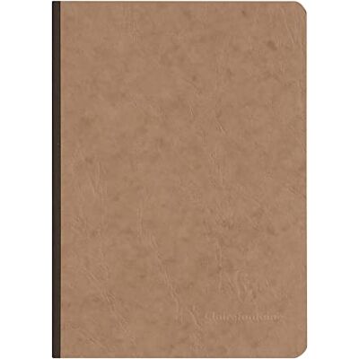 Clairefontaine 79546C Heft A5, Leinen, Age Bag, liniert, 96 Blatt, braun Clairefontaine 79546C Heft A5, Leinen, Age Bag, liniert, 96 Blatt, braun