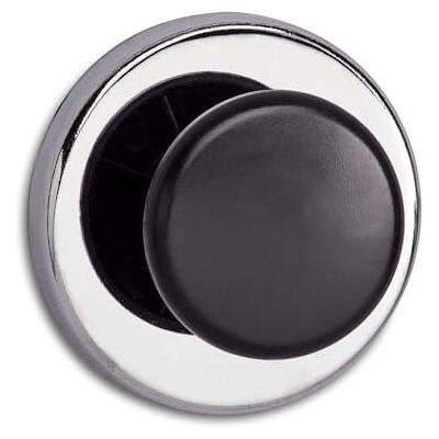 MAUL Magnet mit Haken Silber 12 kg Haftkraft für Werkstatt Büro Küche MAUL Magnet mit Haken Silber 12 kg Haftkraft für Werkstatt Büro Küche