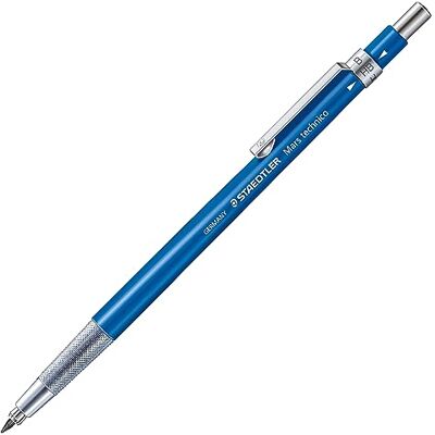 Staedtler Mars Technico 780 C Fallminenstift (hohe Qualität, mit Metallclip und HB Mine, integrierter Minenspitzer, Schaftfarbe) blau, 1 Stück (1er Pack) Staedtler Mars Technico 780 C Fallminenstift (hohe Qualität, mit Metallclip und HB Mine, integrierter Minenspitzer, Schaftfarbe) blau, 1 Stück (1er Pack)