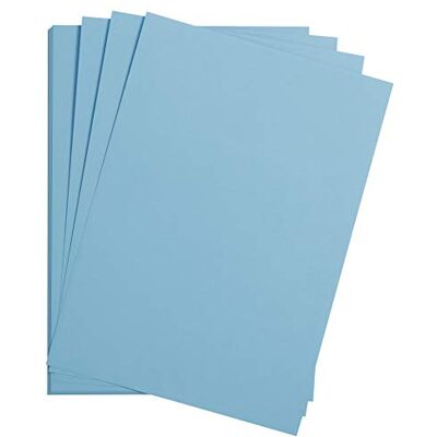 Clairefontaine 975271C Packung mit 25 Bastelkartons Maya, 185g, DIN A4, 21 x 29,7cm, 1 Pack, himmelblau Clairefontaine 975271C Packung mit 25 Bastelkartons Maya, 185g, DIN A4, 21 x 29,7cm, 1 Pack, himmelblau