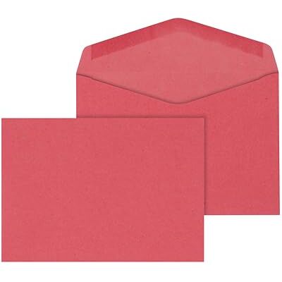 ÖKI Kuvert C6, 50 Stück, Briefumschlag nassklebend, 114x162mm, 75g, Kulör rot ÖKI Kuvert C6, 50 Stück, Briefumschlag nassklebend, 114x162mm, 75g, Kulör rot