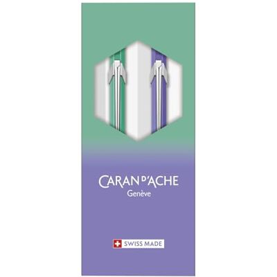 Caran d'Ache Caran d’Ache Set 849 Kugelschreiber und Minenhalter in der Farbe Borealis, Sonderedition, 8490.703 Caran d'Ache Caran d’Ache Set 849 Kugelschreiber und Minenhalter in der Farbe Borealis, Sonderedition, 8490.703