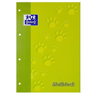 Oxford Schulskizzenblock - 5er Pack A4 Hellgrün - Schulskizzenblock Oxford Schulskizzenblock - 5er Pack A4 Hellgrün - Schulskizzenblock