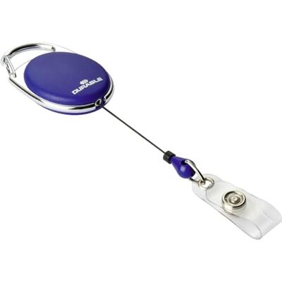 Durable Schlaufenclip Jojo Style (mit Metallclip und Druckknopfschlaufe) 10 Stück dunkelblau, 832407 Durable Schlaufenclip Jojo Style (mit Metallclip und Druckknopfschlaufe) 10 Stück dunkelblau, 832407