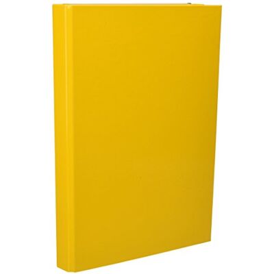 Pagna Heftbox Basic Colours A4 3 Innenklappen, mit Gummizugverschluss, gelb Pagna Heftbox Basic Colours A4 3 Innenklappen, mit Gummizugverschluss, gelb