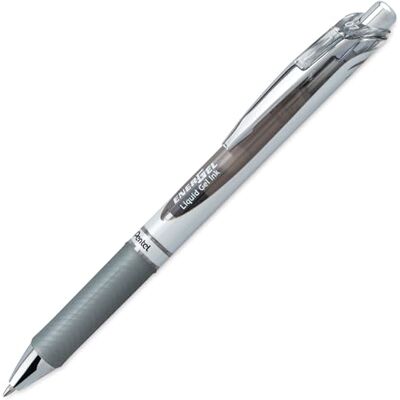 Pentel EnerGel XM BL77 Gelschreiber mit Druckmechanik, grau (1 Stück) Pentel EnerGel XM BL77 Gelschreiber mit Druckmechanik, grau (1 Stück)