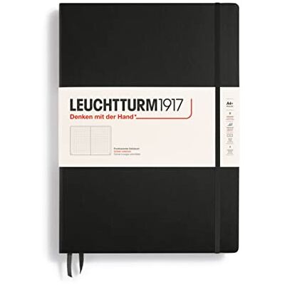 LEUCHTTURM1917 327366 Notizbuch Master (A4+), 233 Seiten, dotted schwarz LEUCHTTURM1917 327366 Notizbuch Master (A4+), 233 Seiten, dotted schwarz