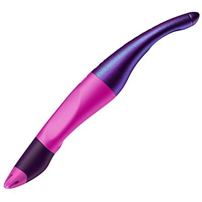 STABILO Ergonomischer Tintenroller für Rechtshänder EASYoriginal Holograph in magenta blau (löschbar) inkl. Patrone STABILO Ergonomischer Tintenroller für Rechtshänder EASYoriginal Holograph in magenta blau (löschbar) inkl. Patrone