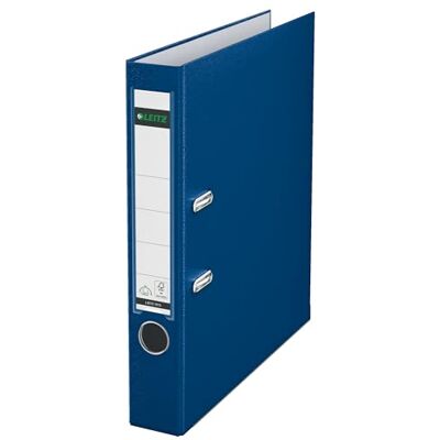 Leitz Qualitäts-Ordner 180° Plastik, das Original, DIN A4 Aktenordner 5 cm schmal, 90% recycling-Karton, 30% Pre-Consumer recycling-Kunststoff, mit 180° Mechanik, 350 Blatt Kapazität, blau, 10155035 Leitz Qualitäts-Ordner 180° Plastik, das Original, DIN A4 Aktenordner 5 cm schmal, 90% recycling-Karton, 30% Pre-Consumer recycling-Kunststoff, mit 180° Mechanik, 350 Blatt Kapazität, blau, 10155035