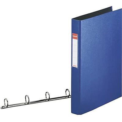 Esselte Standard Ringordner mit vier Ringen, DIN A4 blau Esselte Standard Ringordner mit vier Ringen, DIN A4 blau