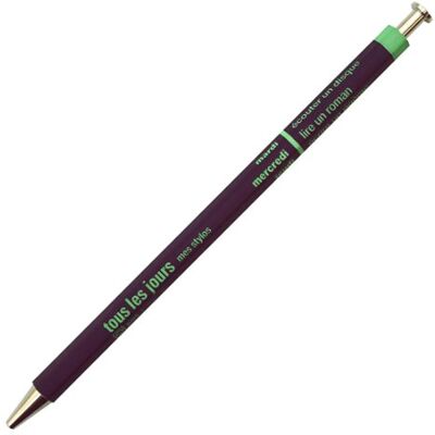 MARK'S(マークス) MARK´S Ballpoint Pen Days, Purple, 1 Stück (1er Pack) MARK'S(マークス) MARK´S Ballpoint Pen Days, Purple, 1 Stück (1er Pack)