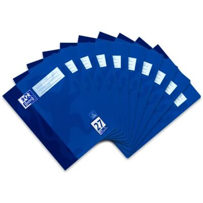 Oxford Schulheft A4, 16 Blatt, Lineatur 27, liniert, 10 Stück Oxford Schulheft A4, 16 Blatt, Lineatur 27, liniert, 10 Stück