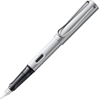 Lamy AL-star whitesilver Füller – Füllhalter mit ergonomischem Griff & polierter Stahlfeder in Strichbreite EF – leichtes Aluminiumgehäuse – inkl. Tintenpatrone T 10 blau – Rechtshänder Lamy AL-star whitesilver Füller – Füllhalter mit ergonomischem Griff & polierter Stahlfeder in Strichbreite EF – leichtes Aluminiumgehäuse – inkl. Tintenpatrone T 10 blau – Rechtshänder