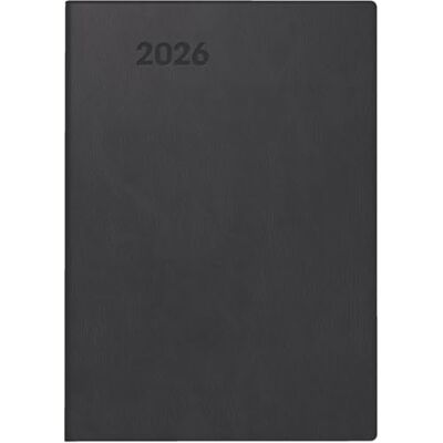 BRUNNEN Taschenkalender Mod. 713 '26 A7, Kunststoff, schwarz BRUNNEN Taschenkalender Mod. 713 '26 A7, Kunststoff, schwarz