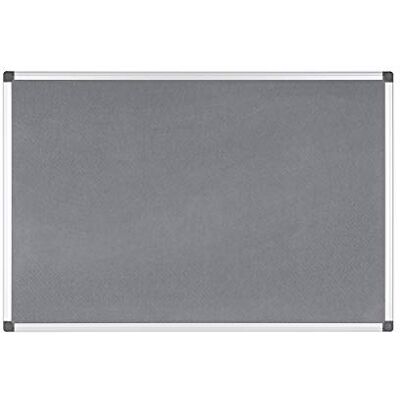 Bi-Office Filztafel Maya, Mit Aluminiumrahmen, Graue Filzoberfläche, Zum Gebrauch Mit Pinnnadeln, Pinnwand, 105 x 75 cm Bi-Office Filztafel Maya, Mit Aluminiumrahmen, Graue Filzoberfläche, Zum Gebrauch Mit Pinnnadeln, Pinnwand, 105 x 75 cm